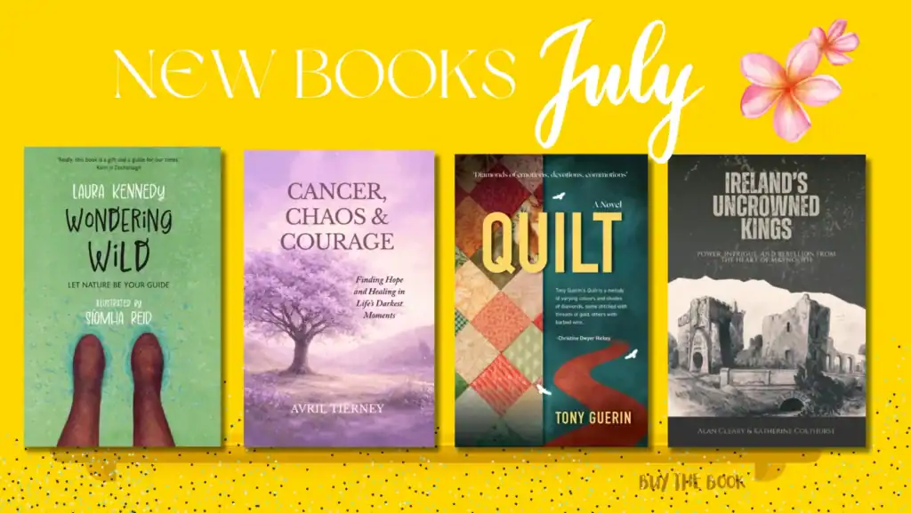 banner showing new books for july on buythebook.ie